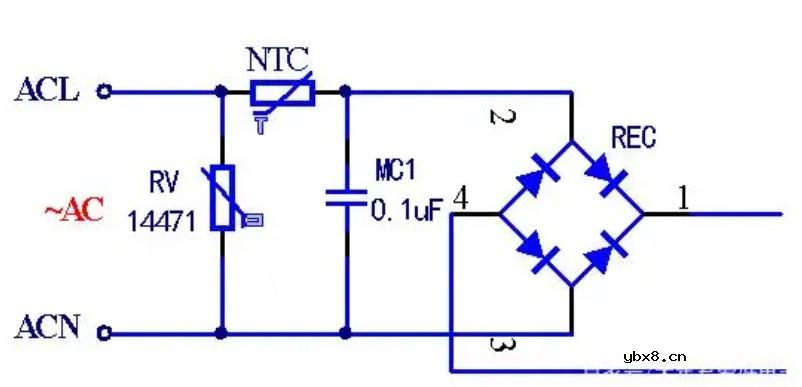 列举六种常用的开关电源输入保护电路
