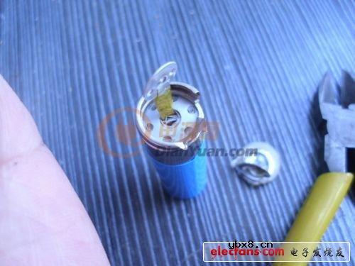 圆柱形锂离子电池拆解(多图) 圆柱形锂离子电池拆解(多图)