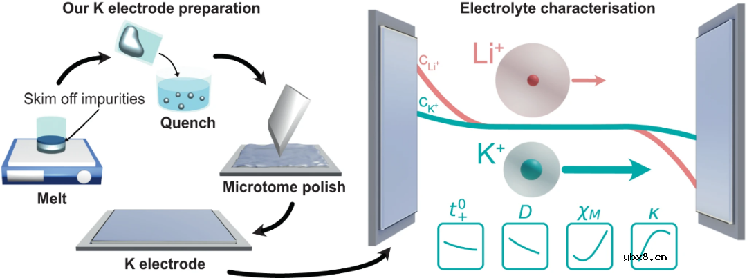 钾电与锂电电解质离子输运及热力学性质差异的根源！