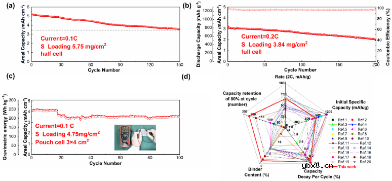 浅析面向实际应用的超低掺量木质素锂硫电池粘结剂