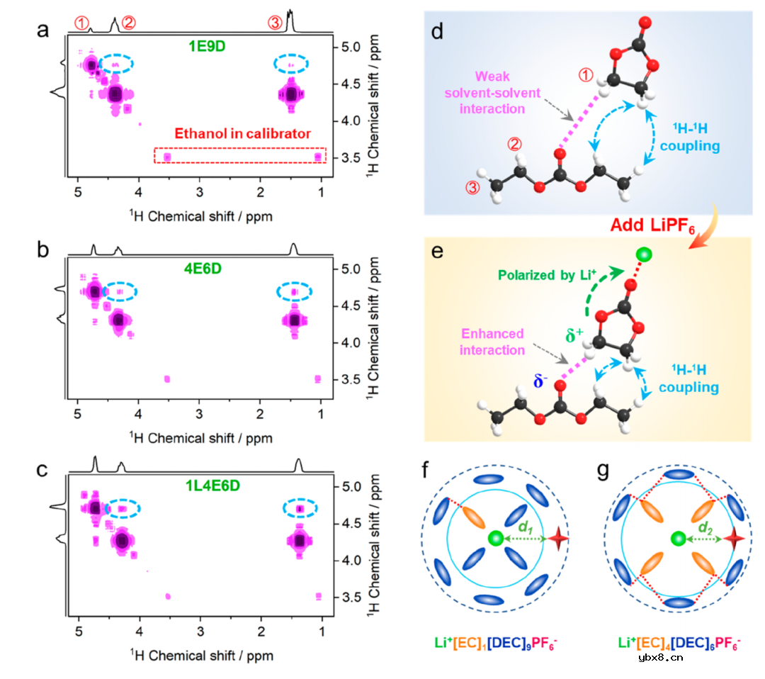 弱溶剂间相互作用提高电池电解质稳定性 弱溶剂间相互作用提高电池电解质稳定性