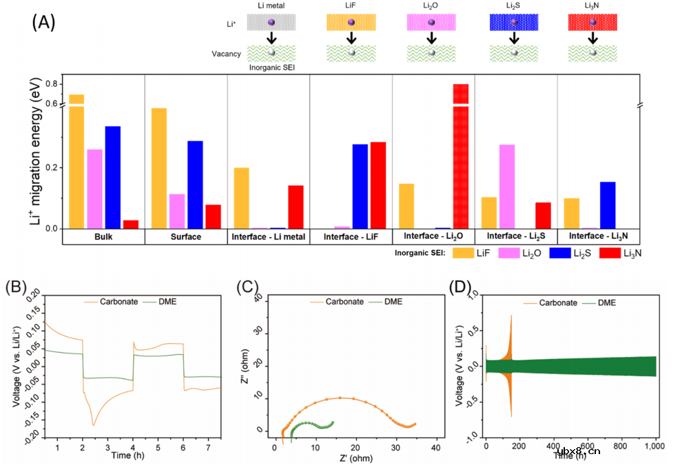 低温电子显微镜观察锂负极上的双层SEI