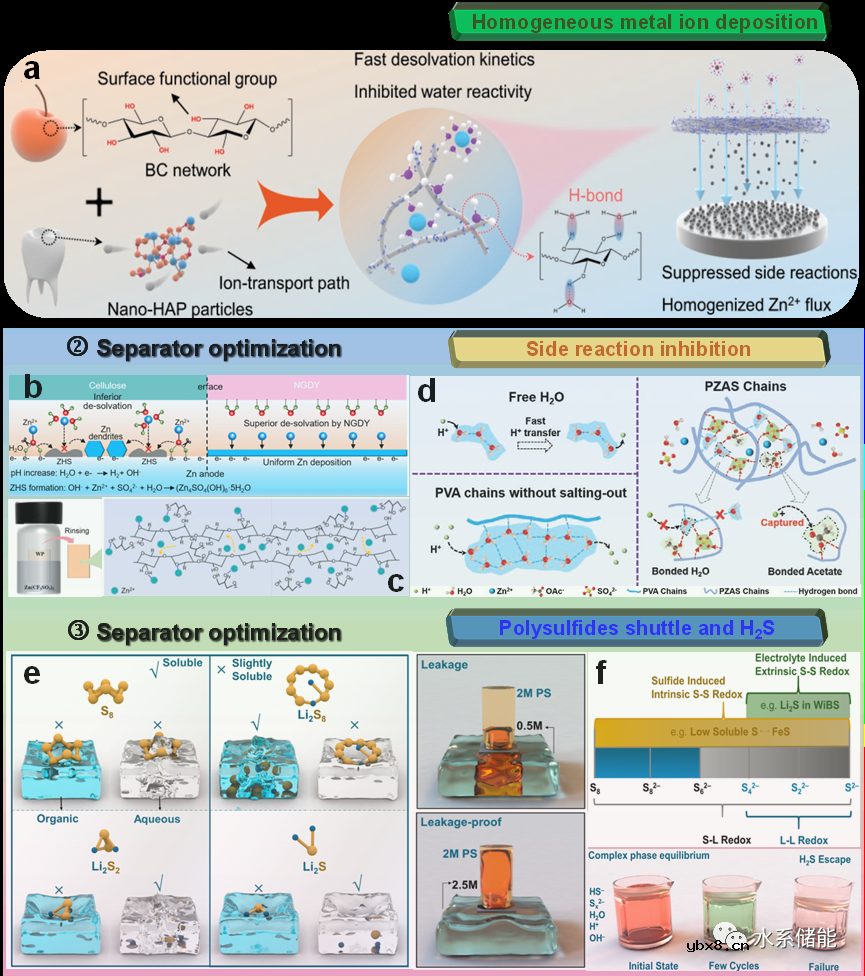 全面论述水系电池中氢键关键作用! 全面论述水系电池中氢键关键作用!
