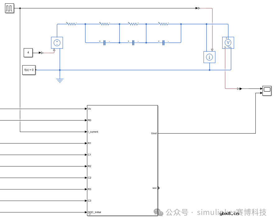 求一种基于simulink的电池（储能）模型仿真方案