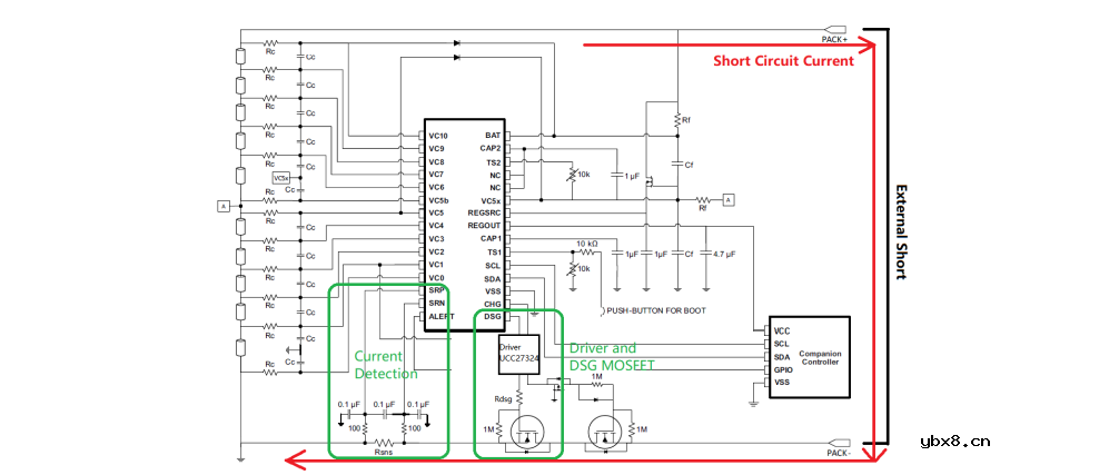 高串数锂电池包短路保护电路的设计及考虑因素
