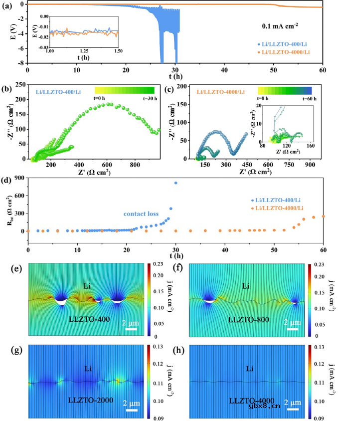 揭示表面微观结构对石榴石型电解质的Li润湿性和界面离子传输的影响 揭示表面微观结构对石榴石型电解质的Li润湿性和界面离子传输的影响