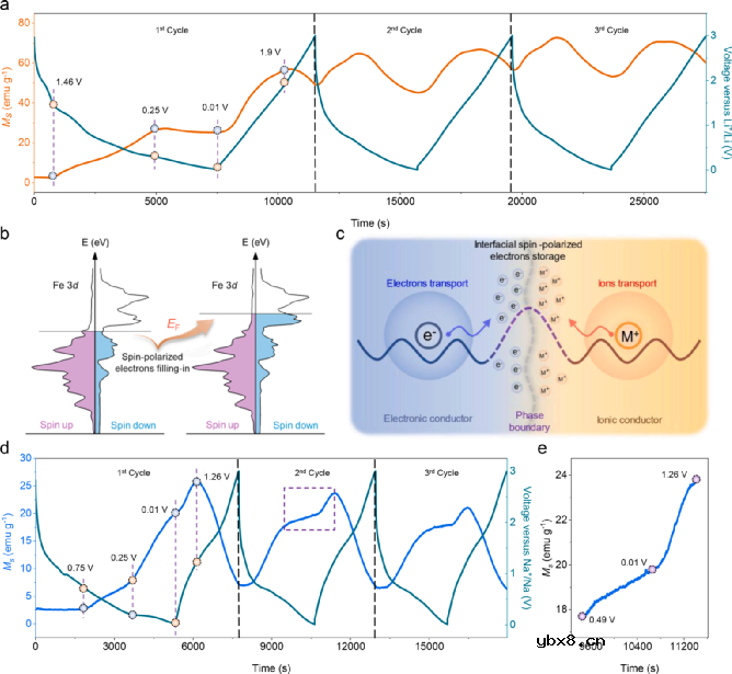 原位磁性测试揭示过渡金属化合物储锂/储钠性能差异根源