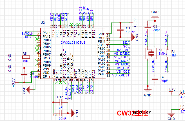 基于CW32的MP3播放器设计