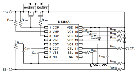电池保护板过充过放保护原理