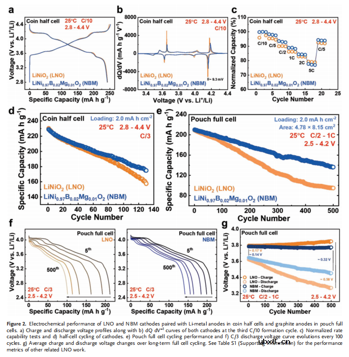 稳定无钴、超高镍锂离子电池阴极的界面相 稳定无钴、超高镍锂离子电池阴极的界面相
