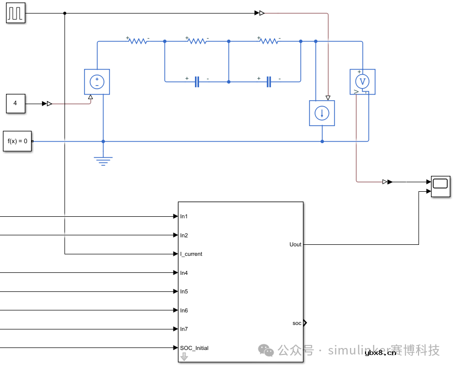 求一种基于simulink的电池（储能）模型仿真方案