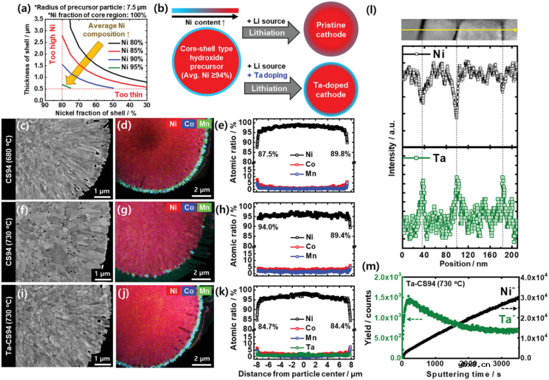 开发高性能高镍正极材料的多功能掺杂策略