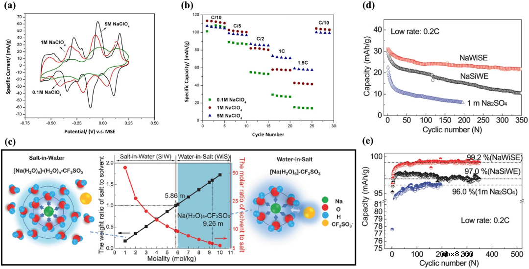 锰基电极材料在水系钠离子电池中的研究进展