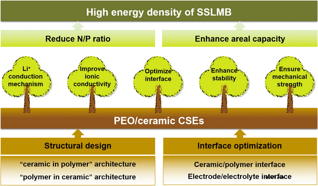 锂金属电池用高性能PEO/陶瓷复合固体电解质的合理设计 锂金属电池用高性能PEO/陶瓷复合固体电解质的合理设计