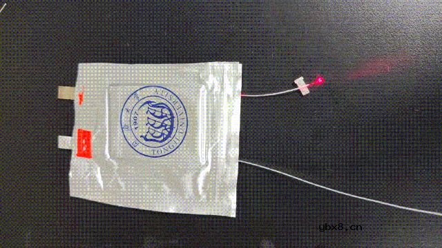 一体化功能极片实现无损监测锂电池内部温度