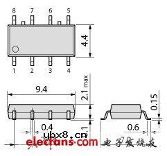 东芝光耦2.54 SOP8封装(包装)