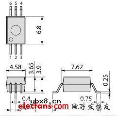东芝光耦SDIP6(F type)封装