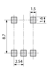 东芝光耦5pin DIP6(cut,LF1) 封装(包装)