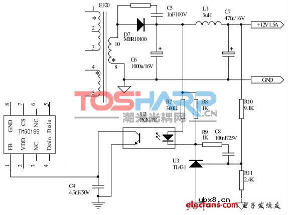 具有光耦的LED电源驱动芯片