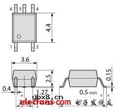 (TOSHIBA)东芝光耦:5pin MFSOP6 封装
