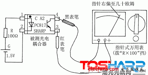 光电耦合器的使用常识和简易测试方法