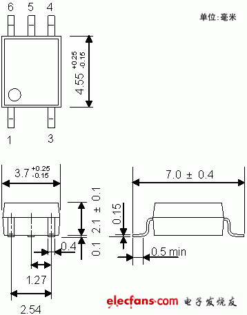 IGBT/MOSFET栅极驱动耦合器:TLP155E IGBT/MOSFET栅极驱动耦合器:TLP155E