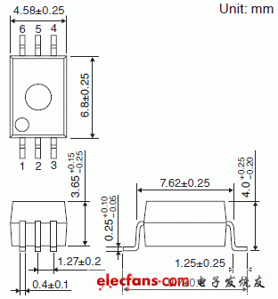 保证在125度条件下运行的3.3V/5V驱动高速逻辑IC耦合器:TLP2766