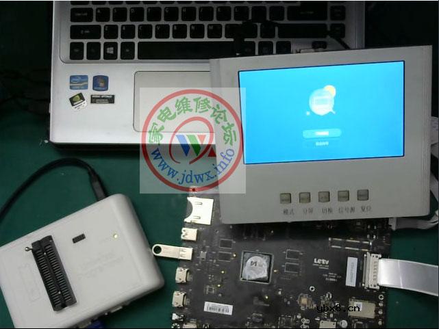 RT809H编程器教程：乐视X3(928)飞线EMMC刷写引导程序和U盘升级主程序 ... ... ... ...