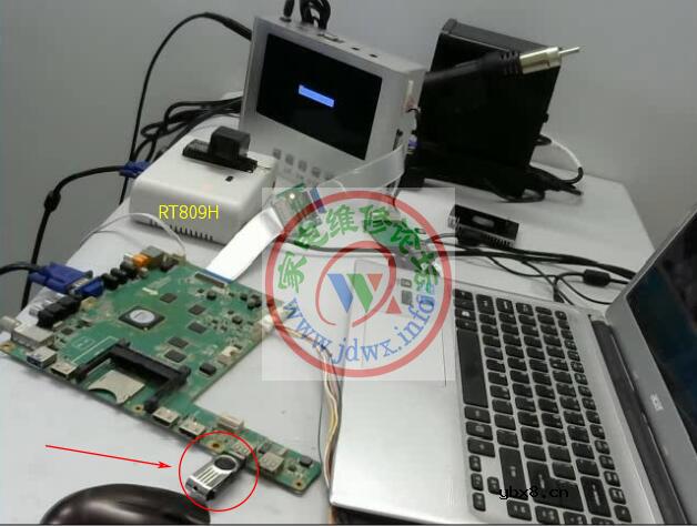 RT809H编程器教程：长虹ZLM50机芯(MT5327方案)打印查看方法及厂家升级方法 ... ... ...